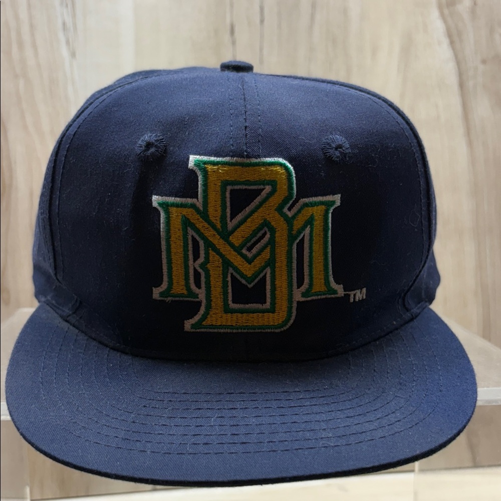 Navy Blue Baseball Cap with Embroidered Logo